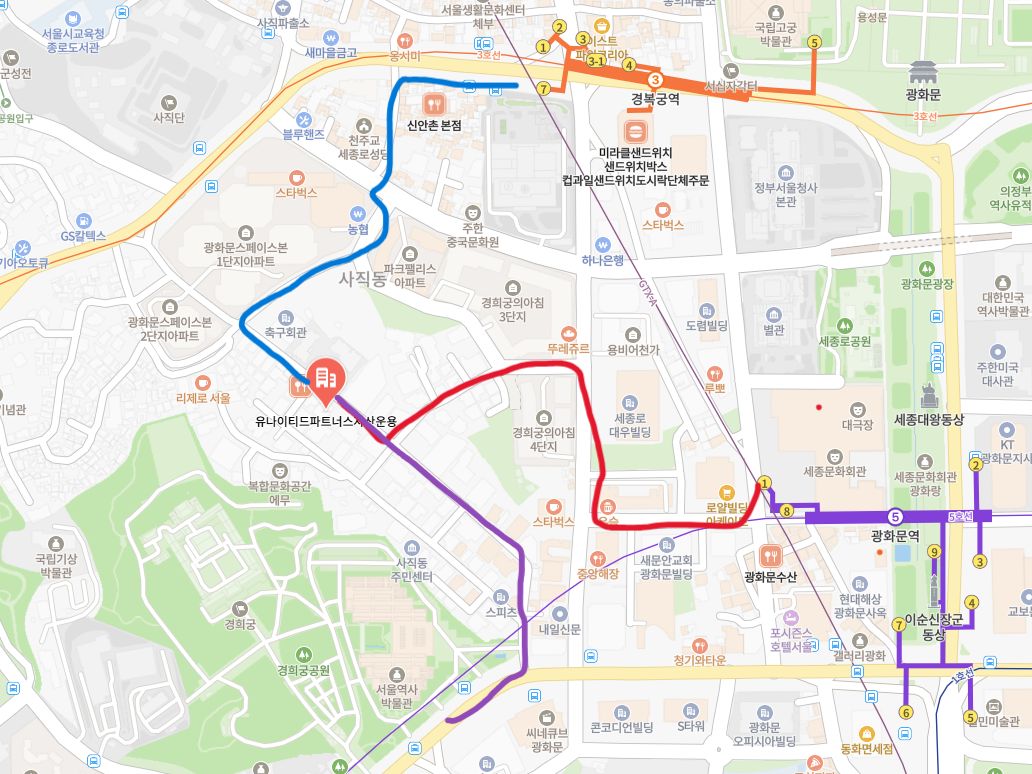 유나이티드파트너스자산운용 오시는 길 지도